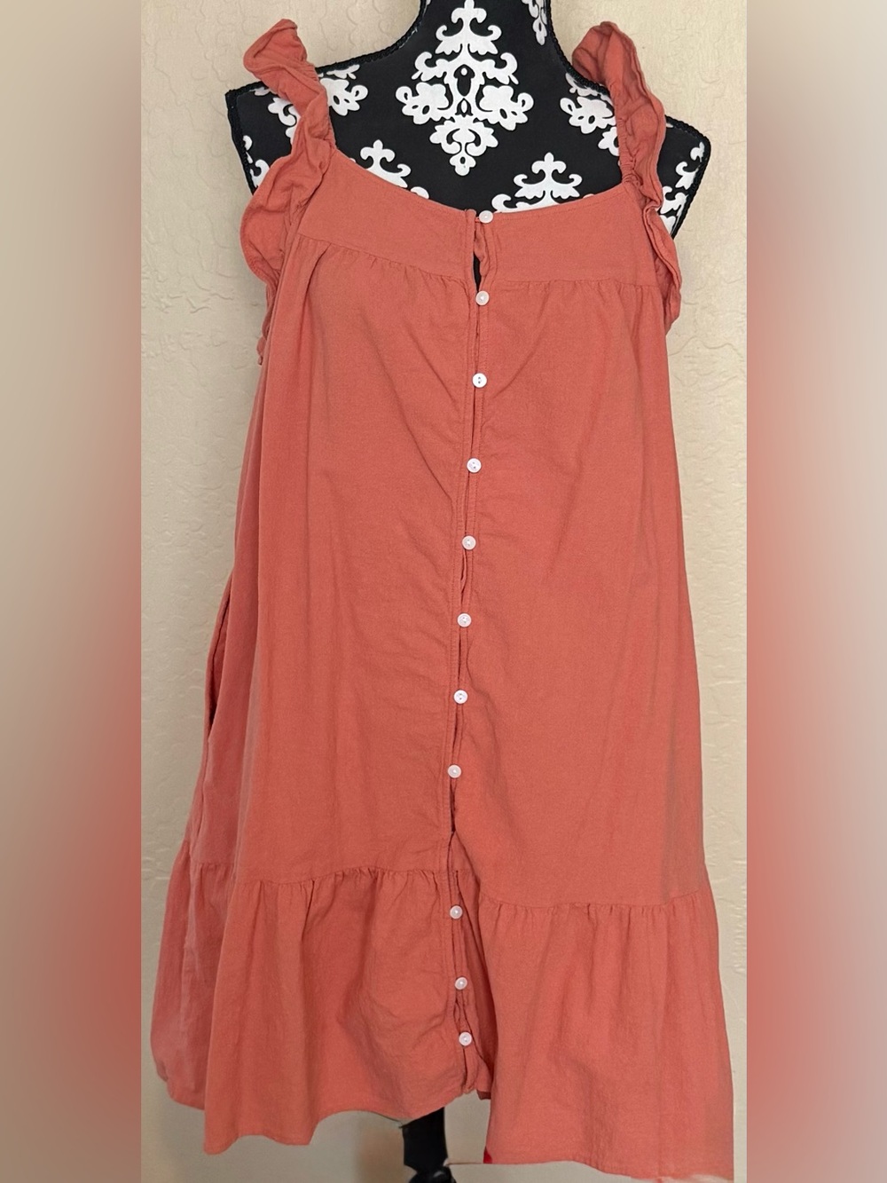 Two For One | Universal Thread Flutter Sleeve Button-Down Tiered Dresses